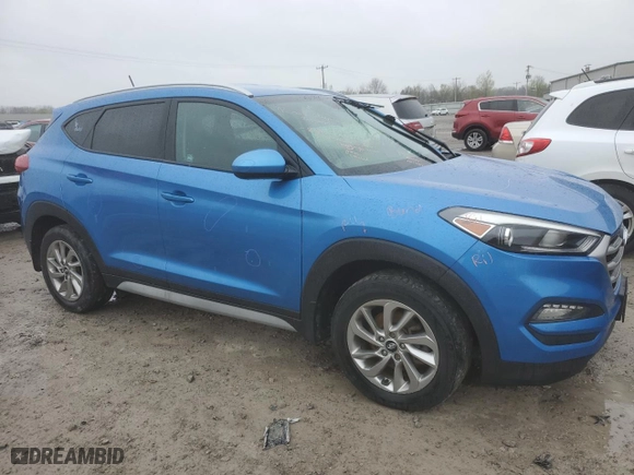 2017 Hyundai Tucson SE Plus with VIN KM8J3CA42HU482260, listed as a Copart auction lot 52548954 with 82,168 mi miles and Non Repairable. Bid and sale history available at carsss.com. Image 4.