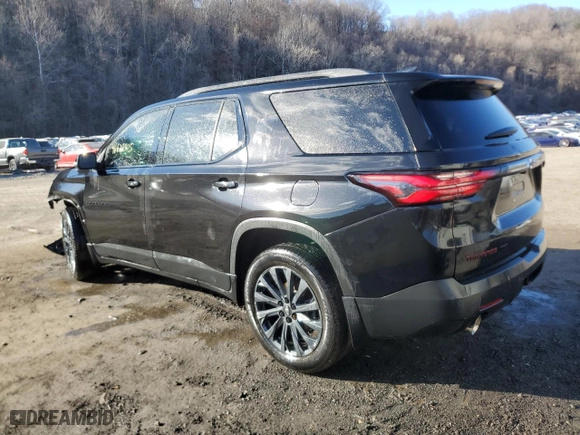 2022 Chevrolet Traverse RS with VIN 1GNEVJKW3NJ130281, listed as a Copart auction lot 46628905 with 33,335 mi miles and Salvage Title. Bid and sale history available at carsss.com. Image 2.