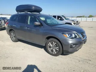 2018 Nissan Pathfinder SL with VIN 5N1DR2MM7JC629606, listed as a Copart auction lot 73596944 with 0 mi miles and Salvage Title. Bid and sale history available at carsss.com. Image 4.