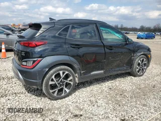 2022 Hyundai Kona Limited with VIN KM8K5CA32NU844461, listed as a Copart auction lot 52772795 with 18,251 mi miles and Salvage Title. Bid and sale history available at DreamBid. Image 3.
