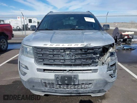 2016 Ford Explorer Sport with VIN 1FM5K8GT2GGB06056, listed as a IAAI auction lot 41643475 with 186,755 mi miles and . Bid and sale history available at carsss.com. Image 12.