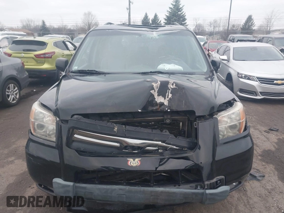 2007 Honda Pilot EX-L with VIN 2HKYF18507H526293, listed as a IAAI auction lot 41111983 with 101,170 mi miles. Bid and sale history available at carsss.com. Image 6.