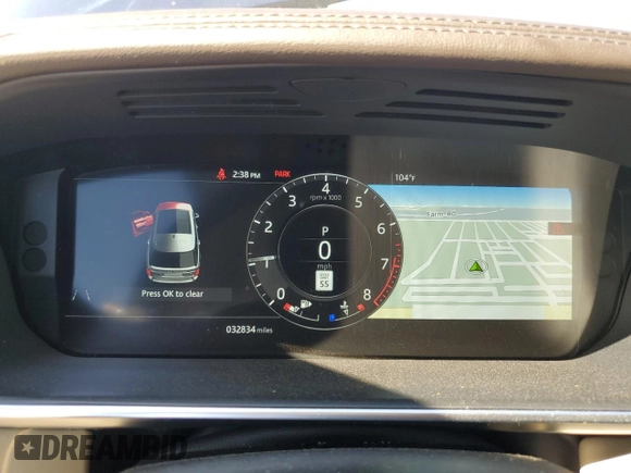 2022 Land Rover Range Rover Westminster с VIN SALGS2SEXNA468700, выставлен на аукционе Copart как лот 74203154 с пробегом 32 834 миль миль и Списание • Salvage title. История ставок и продаж доступна на DreamBid. Изображение 9.