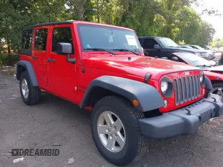 2015 Jeep Wrangler Unlimited Sport z VIN 1C4BJWDG3FL762147, wystawiony jako IAAI lot #42836330 z przebiegiem 140 696 mil mil oraz . Historia ofert i sprzedaży dostępna na DreamBid. Obrazek 1.