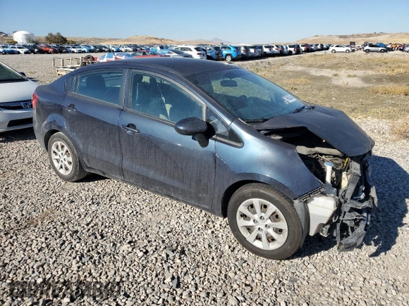 2015 Kia Rio EX with VIN KNADN4A33F6480556, listed as a Copart auction lot 79883294 with 141,136 mi miles and Salvage Title. Bid and sale history available at carsss.com. Image 4.