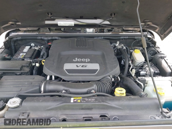 2017 Jeep Wrangler Unlimited Sahara with VIN 1C4BJWEGXHL595724, listed as a IAAI auction lot 42018264 with 95,948 mi miles. Bid and sale history available at carsss.com. Image 10.