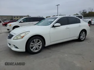 2012 Infiniti G25 Journey with VIN JN1DV6AP2CM701348, listed as a Copart auction lot 82359474 with 63,510 mi miles and Salvage Title. Bid and sale history available at DreamBid. Image 1.