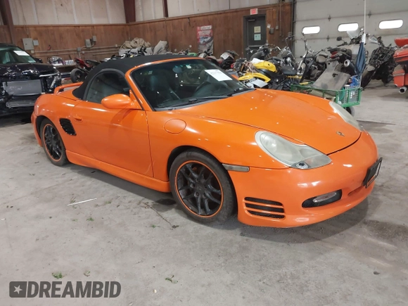 2003 Porsche Boxster with VIN WP0CA29893U622737, listed as a IAAI auction lot 42217554 with Not provided miles and . Bid and sale history available at DreamBid. Image 1.