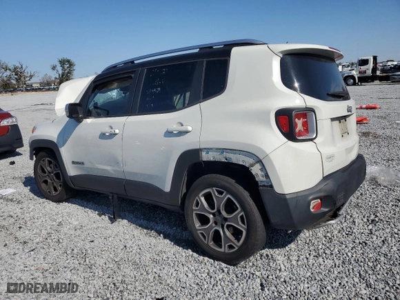 2015 Jeep Renegade Limited with VIN ZACCJADT8FPB45116, listed as a Copart auction lot 88118445 with 0 mi miles and Salvage Title. Bid and sale history available at carsss.com. Image 2.