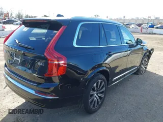 2024 Volvo XC90 Plus Bright Theme with VIN YV4062PE1R1220828, listed as a IAAI auction lot 41698688 with 8,273 mi miles. Bid and sale history available at carsss.com. Image 4.