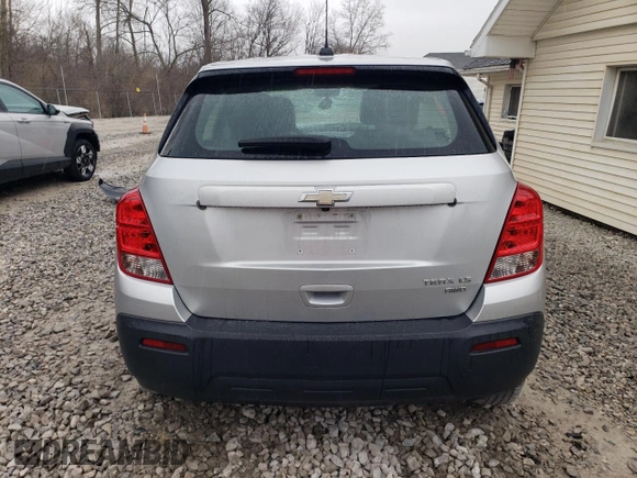 2016 Chevrolet Trax LS with VIN 3GNCJNSB1GL265505, listed as a Copart auction lot 50975665 with 94,391 mi miles and Salvage Title. Bid and sale history available at carsss.com. Image 6.