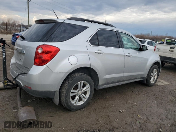 2013 Chevrolet Equinox LT with VIN 2GNALDEK2D1166227, listed as a Copart auction lot 46894545 with 121,332 mi miles and Salvage Title. Bid and sale history available at carsss.com. Image 3.