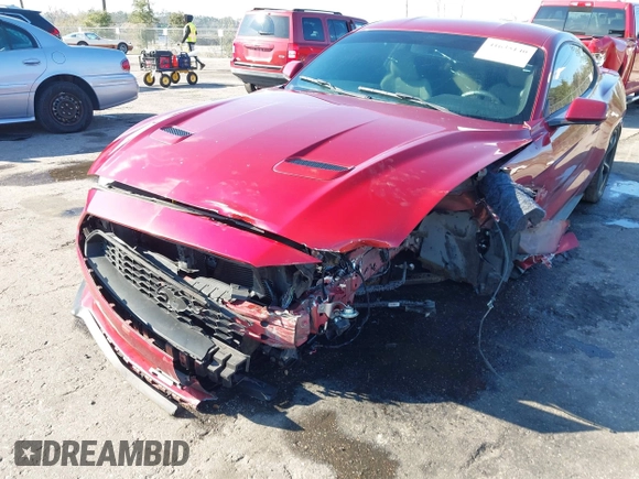 2018 Ford Mustang EcoBoost with VIN 1FA6P8TH7J5118689, listed as a IAAI auction lot 41635140 with 110,579 mi miles and . Bid and sale history available at carsss.com. Image 6.
