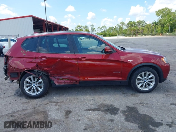 2013 BMW X3 xDrive28i with VIN 5UXWX9C50D0A11265, listed as a IAAI auction lot 41931507 with 69,853 mi miles and . Bid and sale history available at DreamBid. Image 13.
