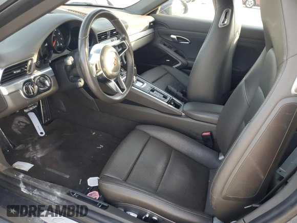 2018 Porsche 911 991 Carrera with VIN WP0CA2A99JS138418, listed as a Copart auction lot 80159034 with 26,777 mi miles and Salvage Title. Bid and sale history available at carsss.com. Image 7.
