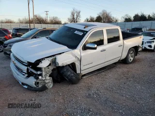 2018 Chevrolet Silverado 1500 LTZ with VIN 3GCUKSEJ9JG113175, listed as a Copart auction lot 85648284 with 93,378 mi miles and Salvage Title. Bid and sale history available at carsss.com. Image 1.