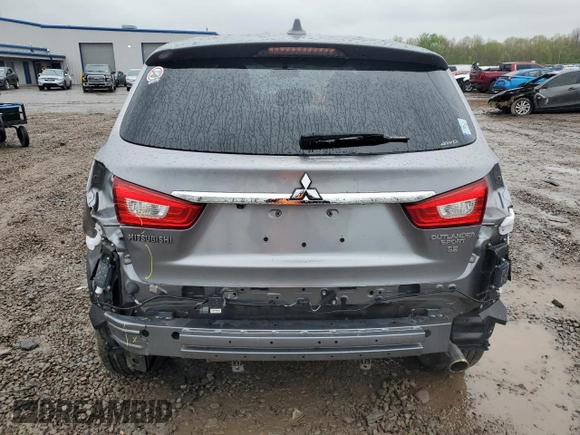 2019 Mitsubishi Outlander ES z VIN JA4AR3AU0KU030344, wystawiony jako Copart lot #56364925 z przebiegiem 20 360 mil mil oraz Szkoda całkowita • Salvage title. Historia ofert i sprzedaży dostępna na DreamBid. Obrazek 6.