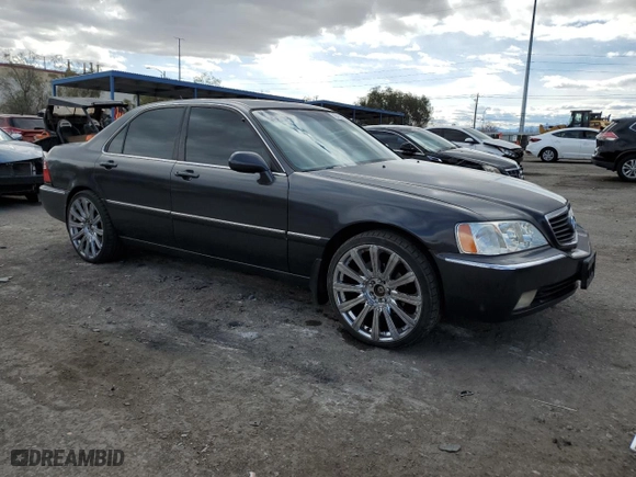 2004 Acura RL w/Navigation System with VIN JH4KA96694C008140, listed as a Copart auction lot 48409775 with 126,951 mi miles and Salvage Title. Bid and sale history available at carsss.com. Image 4.