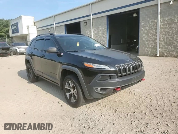2014 Jeep Cherokee Trailhawk with VIN 1C4PJMBB8EW171116, listed as a Copart auction lot 60107215 with 168,979 mi miles and Salvage title. Bid and sale history available at DreamBid. Image 14.