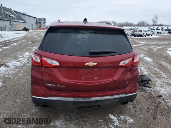 2019 Chevrolet Equinox LT with VIN 2GNAXLEX4K6206429, listed as a Copart auction lot 87500565 with 69,172 mi miles and Salvage Title. Bid and sale history available at DreamBid. Image 6.