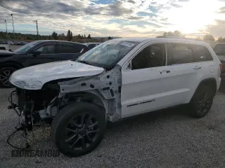2018 Jeep Grand Cherokee Limited with VIN 1C4RJFBT7JC343404, listed as a Copart auction lot 81815784 with 60,995 mi miles and Salvage title. Bid and sale history available at DreamBid. Image 1.
