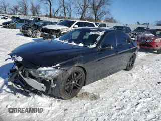 2014 BMW 3 Series 335i xDrive with VIN WBA3B9G59ENR91753, listed as a Copart auction lot 46066775 with 63,992 mi miles and Salvage Title. Bid and sale history available at carsss.com. Image 1.