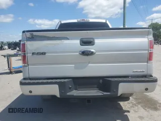 2014 Ford F-150 XL with VIN 1FTFW1CFXEKG42106, listed as a Copart auction lot 58229675 with 178,924 mi miles and Salvage title. Bid and sale history available at DreamBid. Image 6.