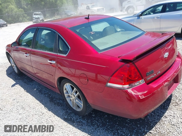 2013 Chevrolet Impala LTZ with VIN 2G1WC5E35D1175879, listed as a IAAI auction lot 42143602 with 156,385 mi miles and . Bid and sale history available at DreamBid. Image 3.