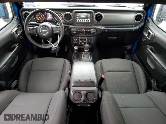2023 Jeep Wrangler Sport S with VIN 1C4HJXDGXPW692324, listed as a Copart auction lot 41761235 with 15,660 mi miles and Salvage Title. Bid and sale history available at DreamBid. Image 8.