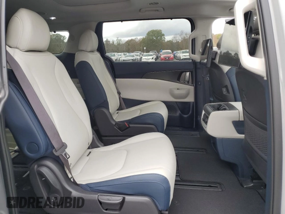 2025 Kia Carnival SX Prestige with VIN KNDNE5K33S6479557, listed as a Copart auction lot 79474994 with 327 mi miles and Salvage Title. Bid and sale history available at DreamBid. Image 11.