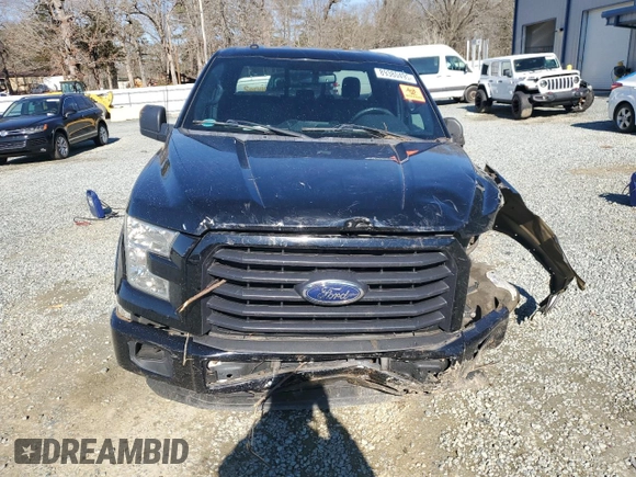2016 Ford F-150 XL with VIN 1FTEX1CP9GFA20044, listed as a Copart auction lot 89380495 with 171,091 mi miles and Salvage Title. Bid and sale history available at carsss.com. Image 5.