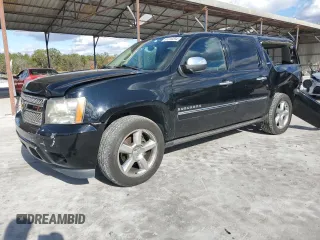 2011 Chevrolet Suburban LTZ with VIN 1GNSCKE01BR127253, listed as a Copart auction lot 88746555 with 190,174 mi miles and Salvage title. Bid and sale history available at DreamBid. Image 1.