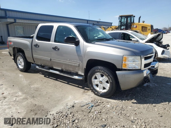 2009 Chevrolet Silverado 1500 LT with VIN 3GCEK23379G230726, listed as a Copart auction lot 50151605 with 203,726 mi miles and Salvage Title. Bid and sale history available at DreamBid. Image 4.