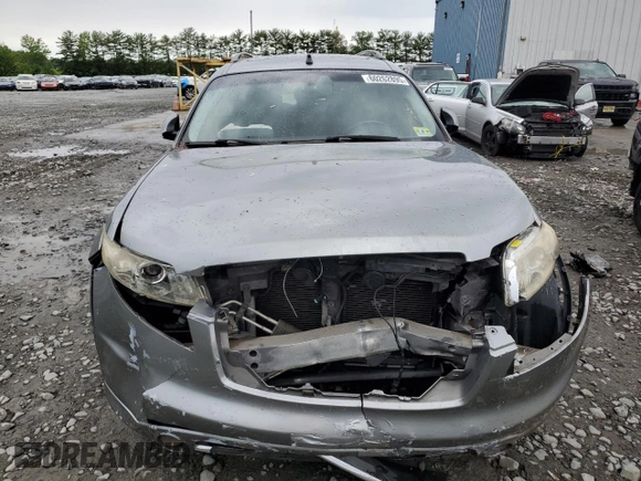 2006 Infiniti FX with VIN JNRAS08W86X210918, listed as a Copart auction lot 60262895 with Not provided miles and Salvage title. Bid and sale history available at DreamBid. Image 5.