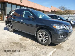 2018 Nissan Pathfinder SV z VIN 5N1DR2MM9JC638534, wystawiony jako Copart lot #53893405 z przebiegiem 120 397 mil mil oraz Szkoda całkowita • Salvage title. Historia ofert i sprzedaży dostępna na DreamBid. Obrazek 4.