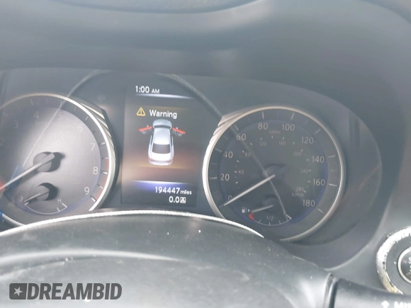 2014 Infiniti Q50 Sport with VIN JN1BV7AR9EM684260, listed as a IAAI auction lot 42332719 with 194,447 mi miles and . Bid and sale history available at DreamBid. Image 7.
