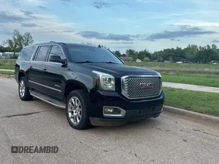 2015 GMC Yukon XL Denali with VIN 1GKS1JKJ0FR246265, listed as a Copart auction lot 54958185 with 157,545 mi miles and Clean Title. Bid and sale history available at carsss.com. Image 1.