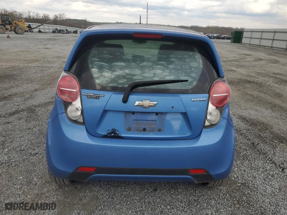 2014 Chevrolet Spark LS with VIN KL8CB6S93EC453808, listed as a Copart auction lot 49485075 with 0 mi miles and Salvage Title. Bid and sale history available at carsss.com. Image 6.