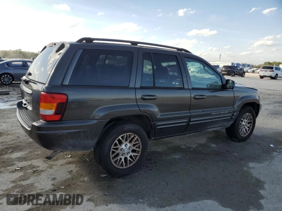 2004 Jeep Grand Cherokee Limited with VIN 1J4GW58S24C374012, listed as a Copart auction lot 44896325 with 153,978 mi miles and Salvage title. Bid and sale history available at DreamBid. Image 3.