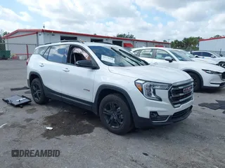 2024 GMC Terrain AT4 with VIN 3GKALYEG4RL380612, listed as a IAAI auction lot 41579408 with 9,739 mi miles and . Bid and sale history available at carsss.com. Image 1.
