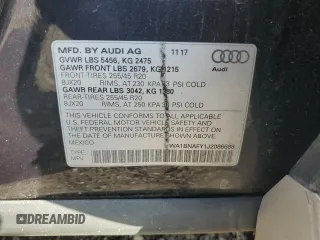 2018 Audi Q5 Premium Plus with VIN WA1BNAFY1J2086688, listed as a Copart auction lot 57216115 with 88,133 mi miles and Salvage title. Bid and sale history available at DreamBid. Image 13.