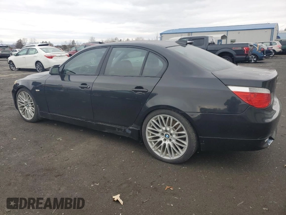 2005 BMW 5 Series 545i with VIN WBANB33515CN67474, listed as a Copart auction lot 47875175 with Not Provided miles and Salvage Title. Bid and sale history available at carsss.com. Image 2.