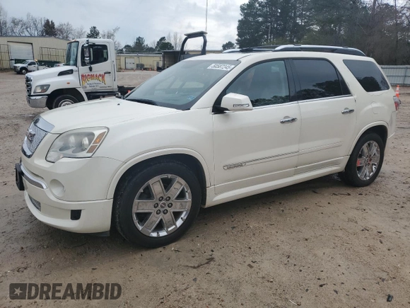 2011 GMC Acadia Denali with VIN 1GKKVTED7BJ289399, listed as a Copart auction lot 50587245 with 137,075 mi miles and Clean Title. Bid and sale history available at carsss.com. Image 1.