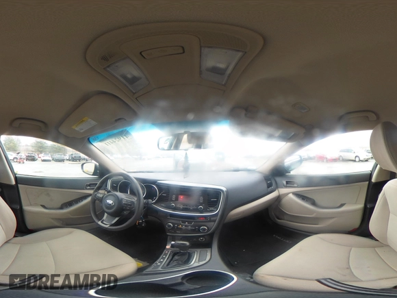 2015 Kia Optima LX with VIN KNAGM4A73F5625605, listed as a IAAI auction lot 41924411 with 104,153 mi miles. Bid and sale history available at carsss.com. Image 18.