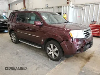 2013 Honda Pilot Touring with VIN 5FNYF4H94DB019217, listed as a Copart auction lot 60746885 with 242,250 mi miles and Non repairable. Bid and sale history available at DreamBid. Image 4.