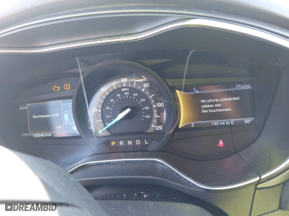 2015 Ford Fusion Titanium Hybrid with VIN 3FA6P0RUXFR119698, listed as a IAAI auction lot 41791411 with 140,646 mi miles. Bid and sale history available at carsss.com. Image 7.
