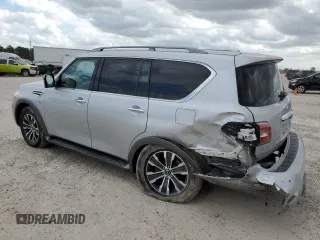 2020 Nissan Armada SL with VIN JN8AY2ND8L9108584, listed as a Copart auction lot 73373393 with 81,045 mi miles. Bid and sale history available at carsss.com. Image 2.