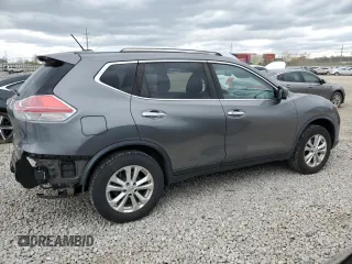 2016 Nissan Rogue S with VIN JN8AT2MV9GW152478, listed as a Copart auction lot 52906875 with 121,278 mi miles and Salvage Title. Bid and sale history available at carsss.com. Image 3.