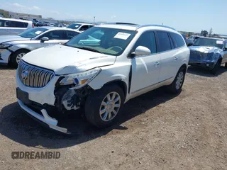 2014 Buick Enclave Leather with VIN 5GAKRBKD3EJ333113, listed as a IAAI auction lot 41955691 with 115,563 mi miles and . Bid and sale history available at carsss.com. Image 17.