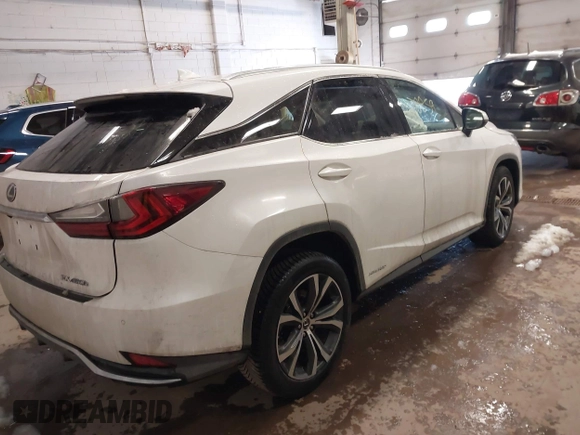 2021 Lexus RX with VIN 2T2HGMDA6MC064446, listed as a IAAI auction lot 41108859 with 116,930 mi miles. Bid and sale history available at carsss.com. Image 4.